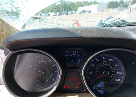 2012 Hyundai Elantra Limited (Ulsan Plant) из США, поврежденный, VIN KMHDH4AE1CU218856